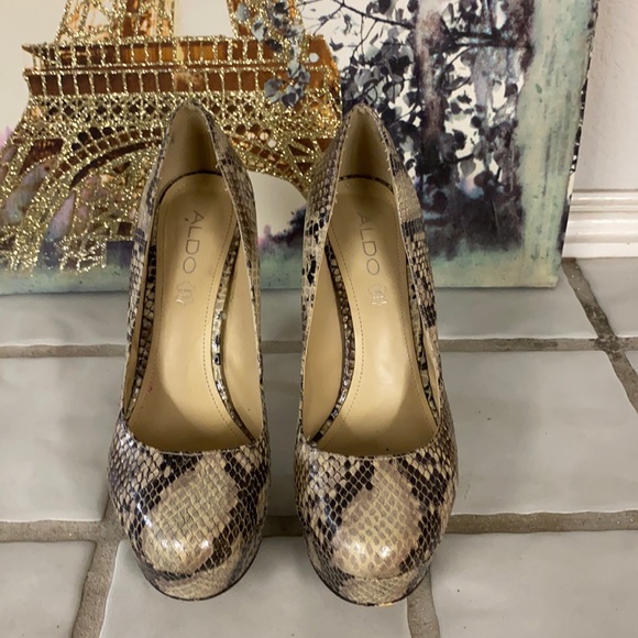 Aldo snake skin heels 👠 - Picture 2 of 7